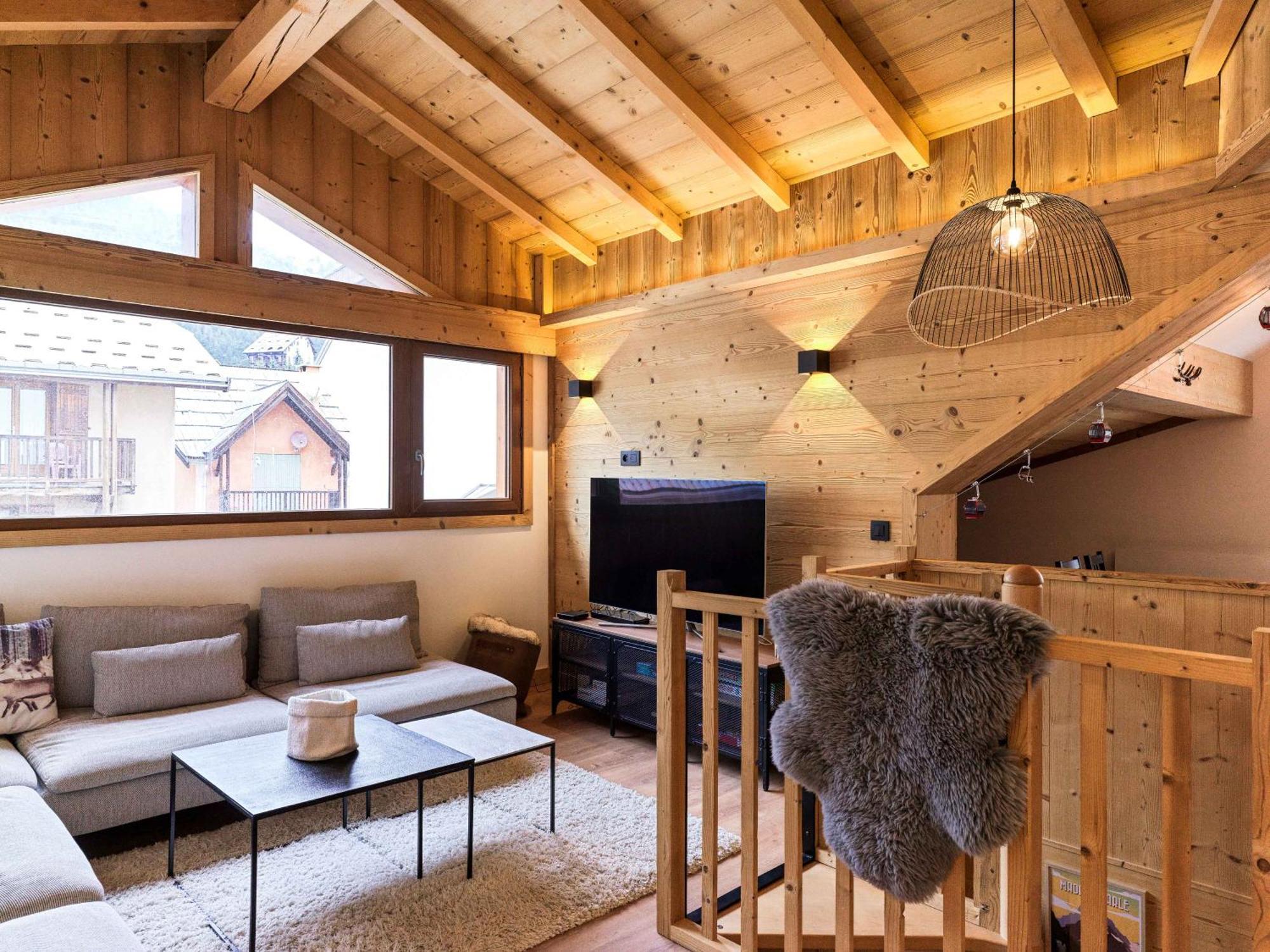 Le Chenaillet, Duplex Au Pied Des Pistes Et Spa Montgenevre Ngoại thất bức ảnh